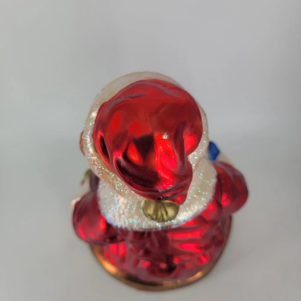 Boyds Bears‎ Festive Red and Gold Teddy Ornament